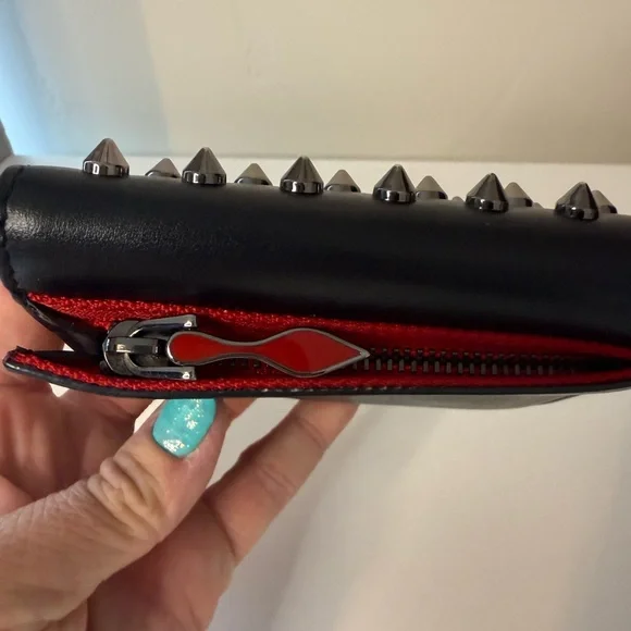 SOLD Christian Louboutin Red Leather Wallet - Picture 5 of 9